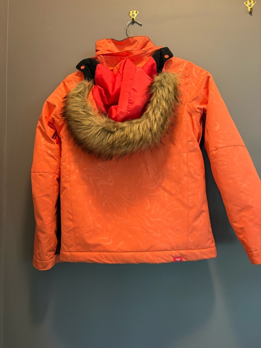 Roxy Women's Bright Orange Ski Jacket - Picture 7 of 12